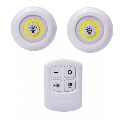 New Dimmable LED under Cabinet Light with Remote Control Battery Operated LED Closets Lights for Wardrobe Bathroom Lightin