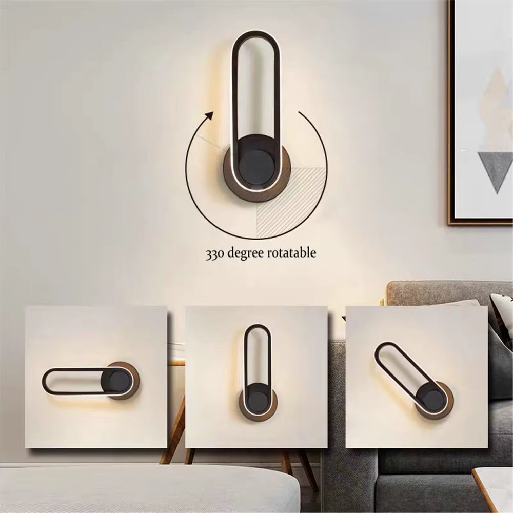 16W LED Indoor Wall Lamps Bedroom Bedside Light Aisle Corridor Wall Lights Modern Home Wall Sconce Aluminum Acrylic Wall Lamp