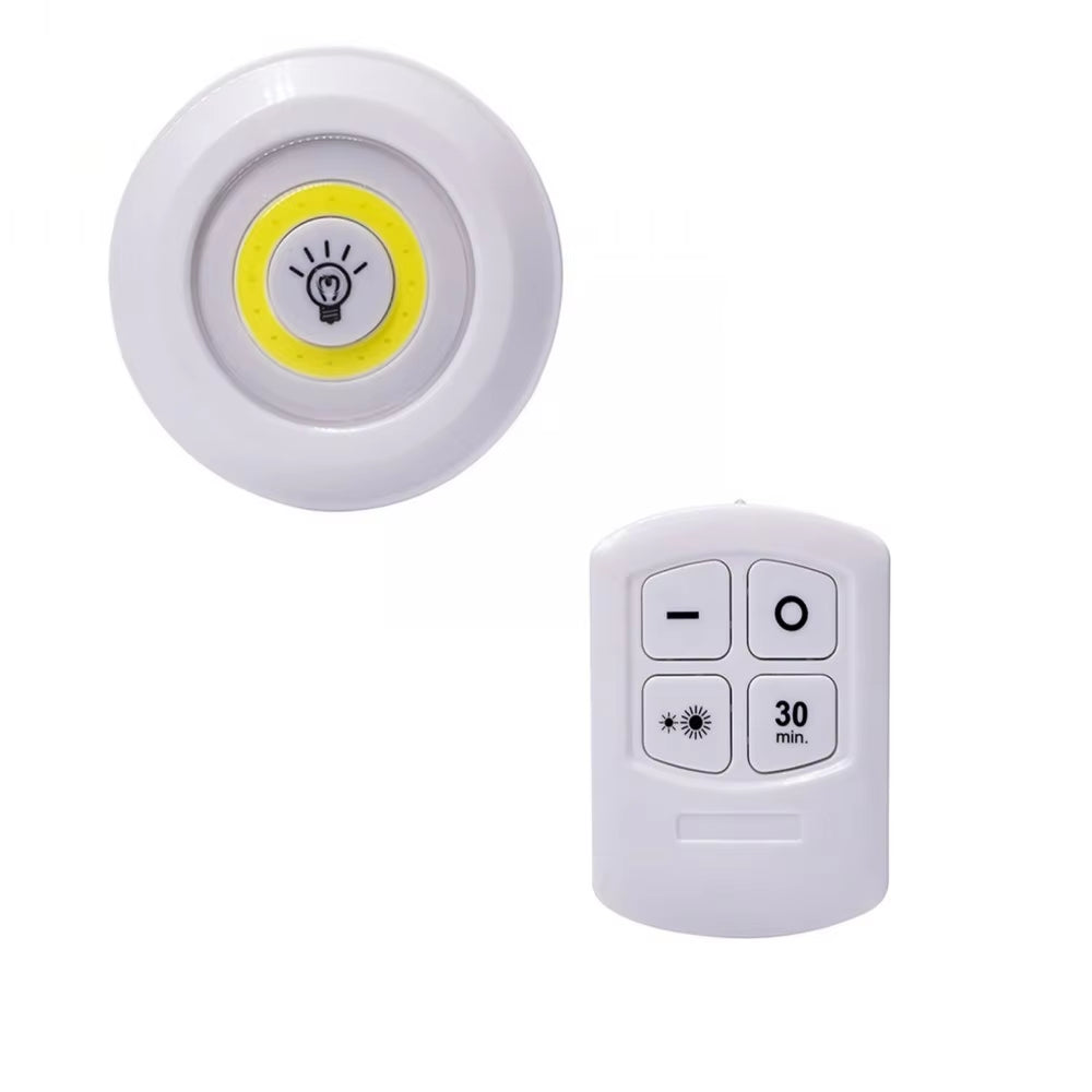 New Dimmable LED under Cabinet Light with Remote Control Battery Operated LED Closets Lights for Wardrobe Bathroom Lightin