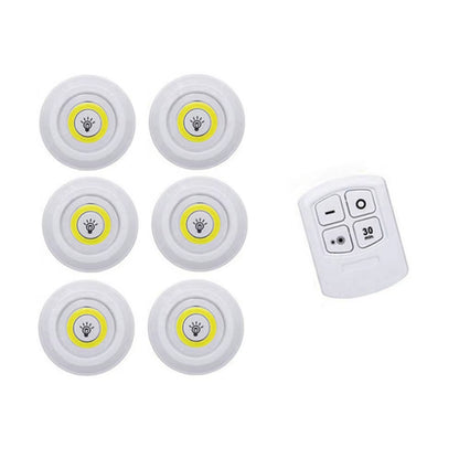 New Dimmable LED under Cabinet Light with Remote Control Battery Operated LED Closets Lights for Wardrobe Bathroom Lightin