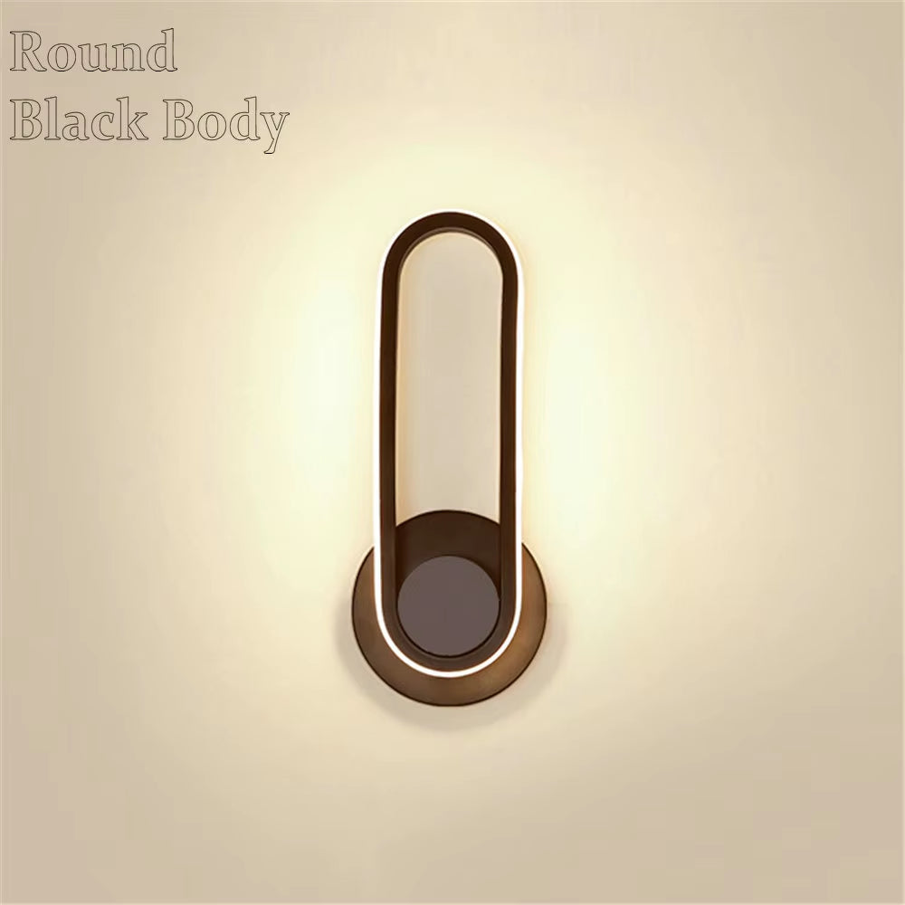 16W LED Indoor Wall Lamps Bedroom Bedside Light Aisle Corridor Wall Lights Modern Home Wall Sconce Aluminum Acrylic Wall Lamp